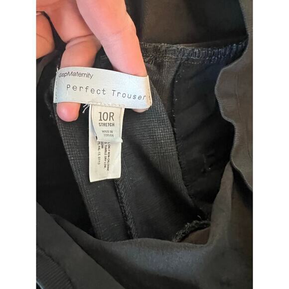 Maternity Dress Pants, Size 10, Gap, Charcoal, Boot Leg, Size 10 - Picture 4 of 9